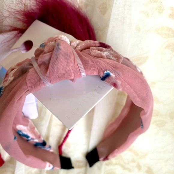 NWT Children's Place & Forever 21 Girls Set of TWO HeadBands in Pretty Colors - Picture 4 of 6